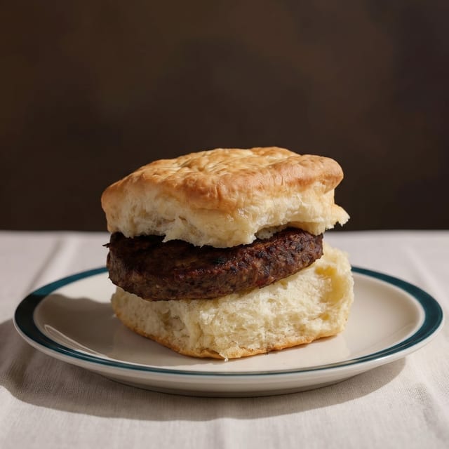 Sausage or Bacon Biscuit.