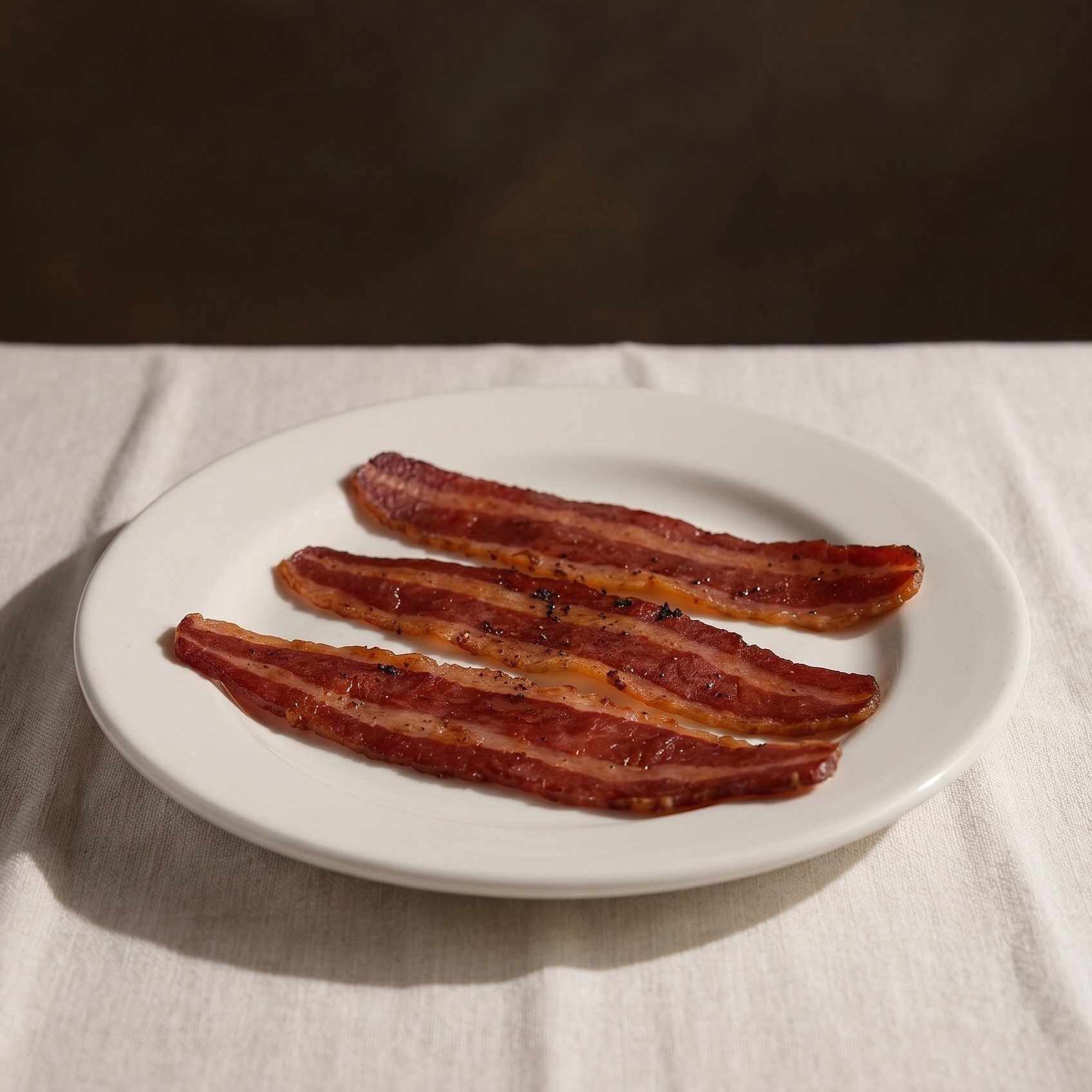 3 Slices of Turkey Bacon.