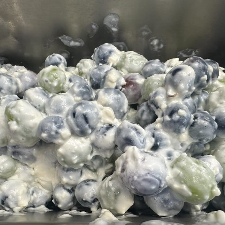 Savor our grape salad