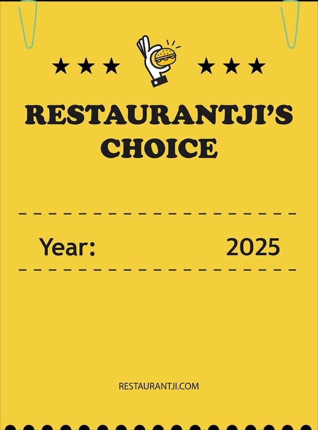 Restaurantji’s Choice 2025 Recognition