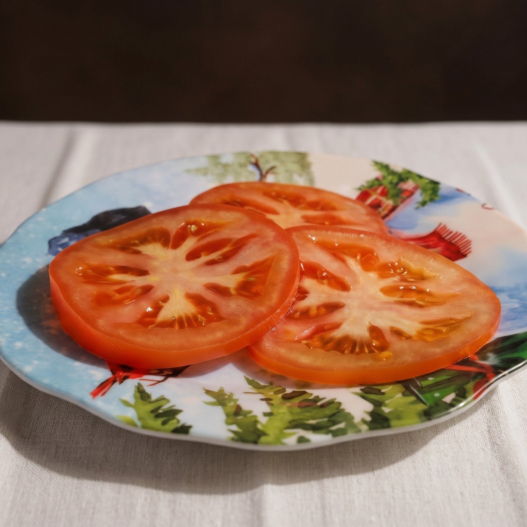 3 Tomato Slices.