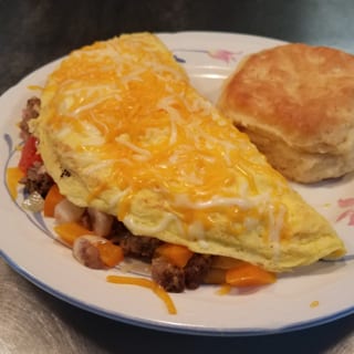 Egg Omelette (3) with Meat (1)